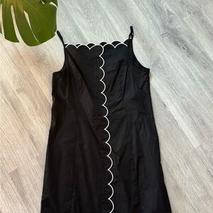 Charles Henry Black Mini Dress